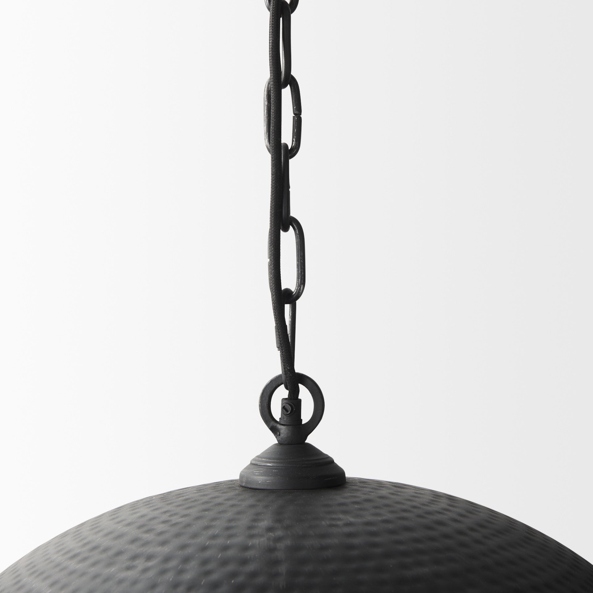 Black Single Ceiling Light w/ Shades