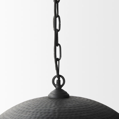Black Single Ceiling Light w/ Shades