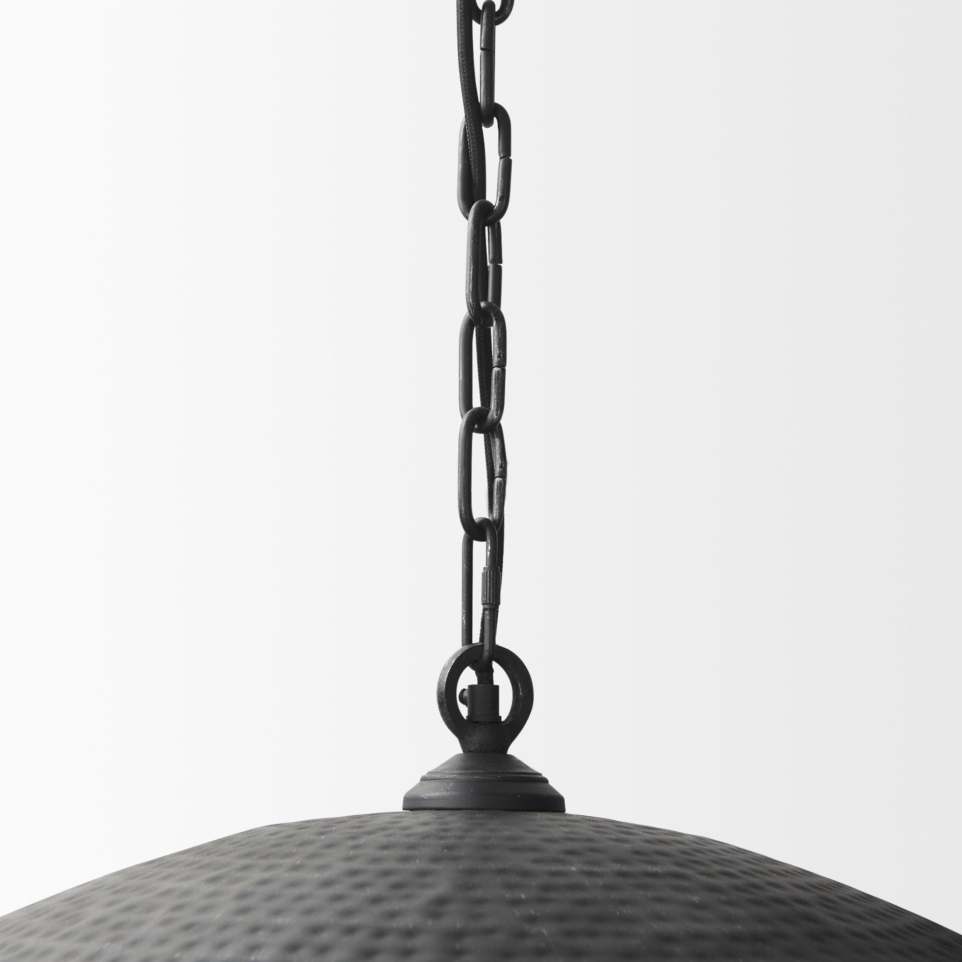 Black Single Ceiling Light w/ Shades