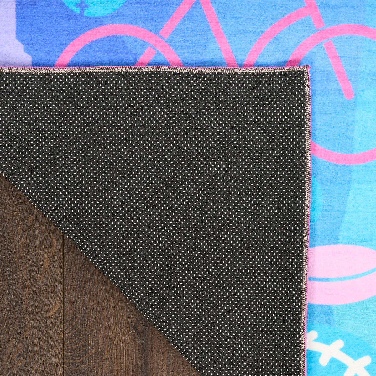 Nourison Imagination Purple Machine Washable Rug - Corner