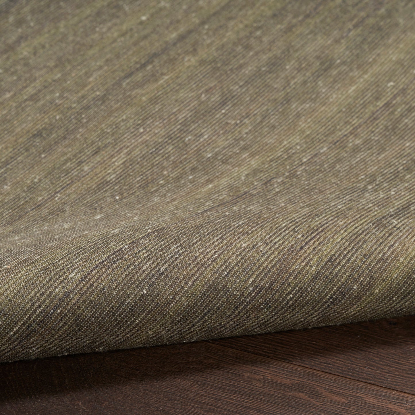 Nourison Essentials Loom Woven Green Machine Washable Rug - Texture