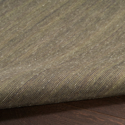 Nourison Essentials Loom Woven Green Machine Washable Rug - Texture