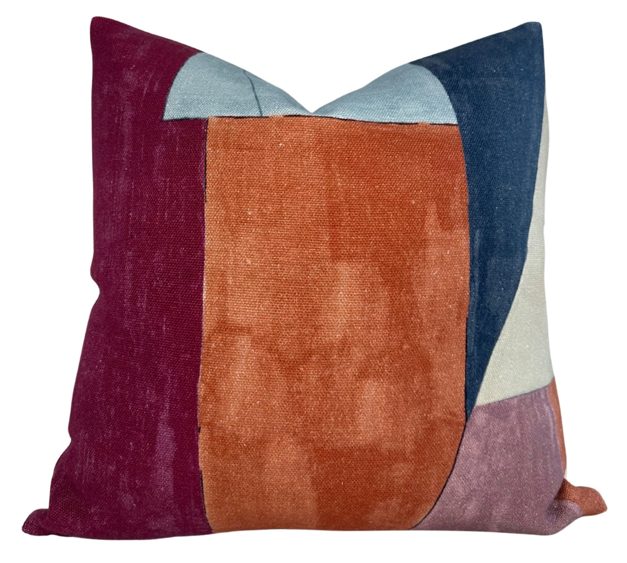 District Pillow in Claret