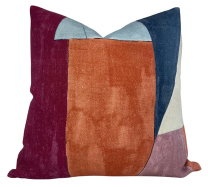 District Pillow in Claret