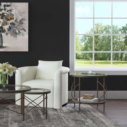 Harrison Round End Table - Room Scene