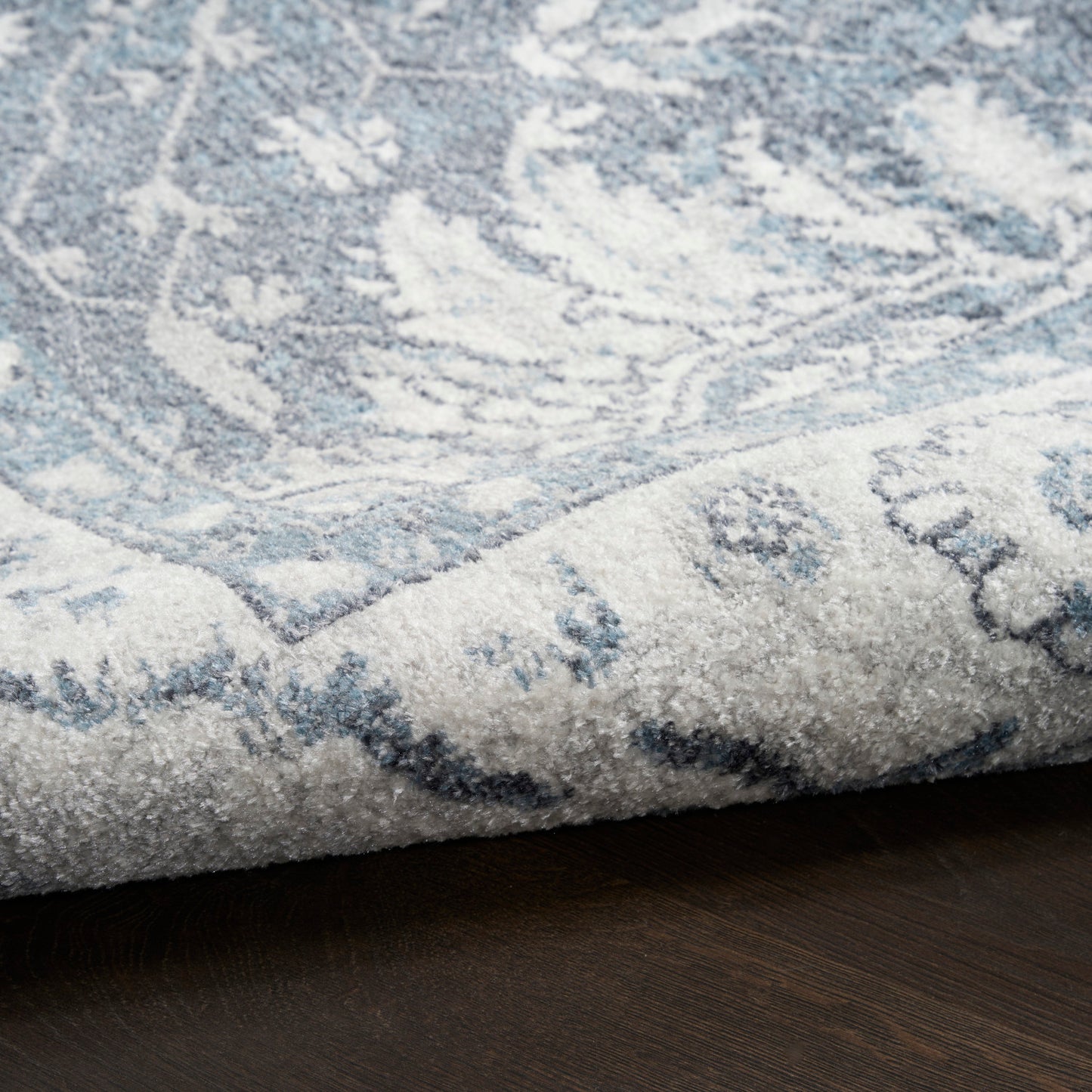 Nourison Astra Slate Pet Friendly Machine Washable Rug - Texture