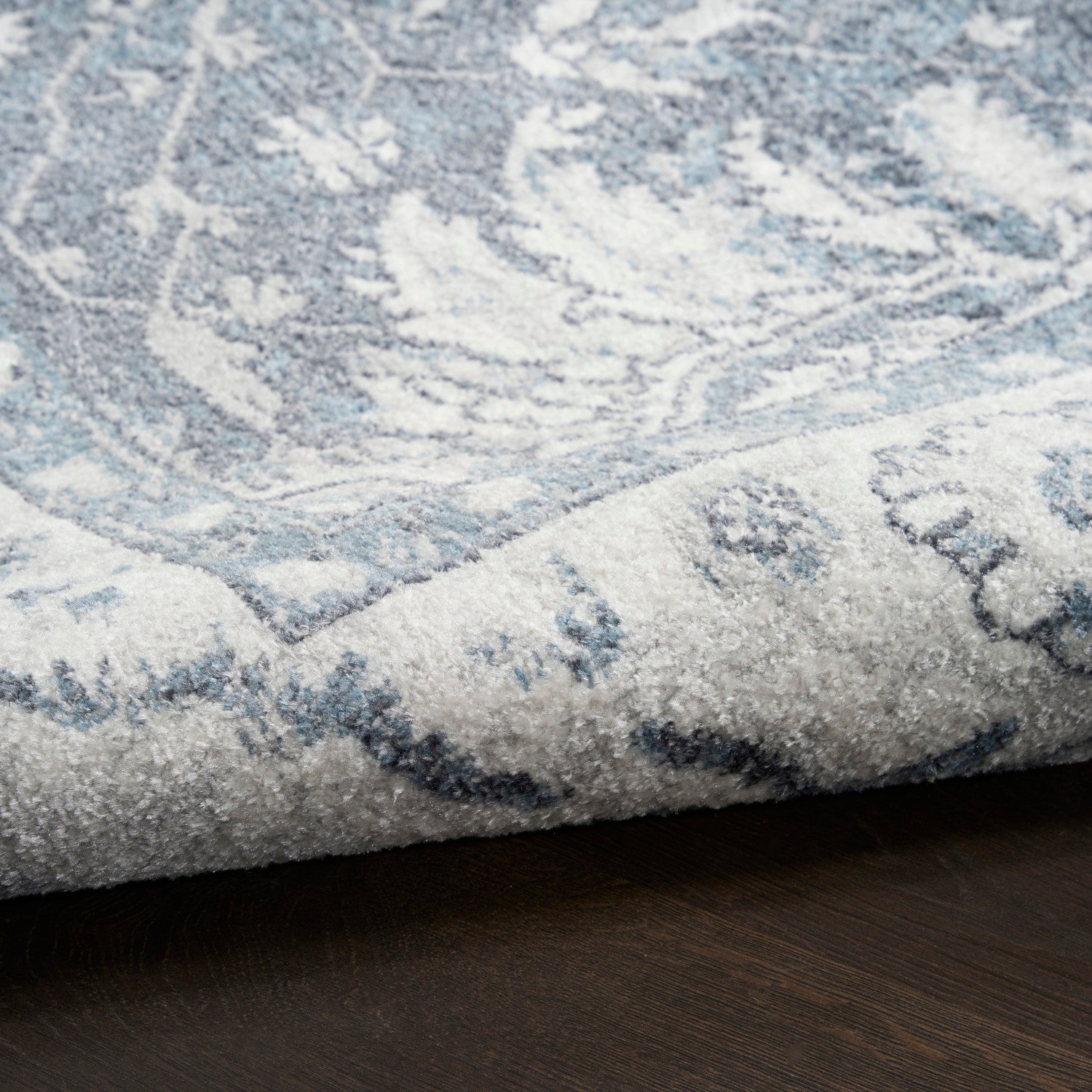 Nourison Astra Slate Pet Friendly Machine Washable Rug - Texture