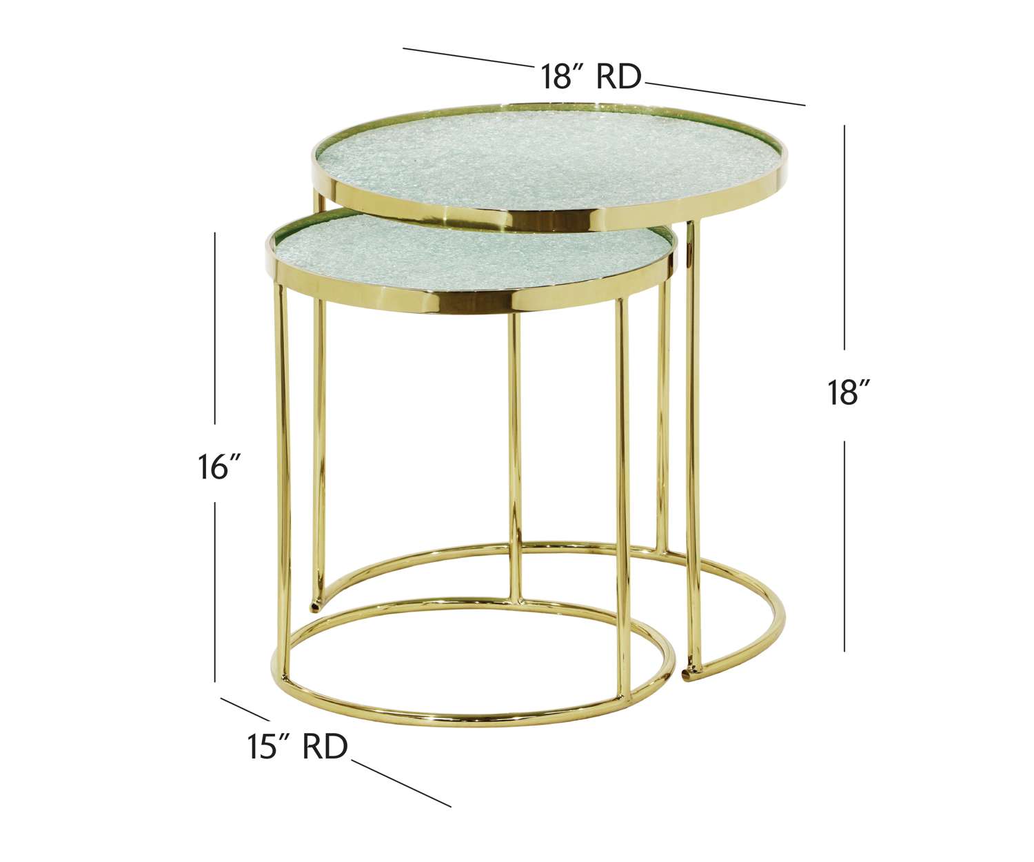 Bridget Nesting Tables - Dimensional