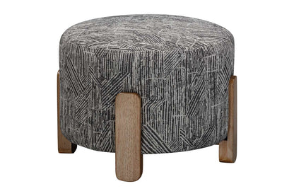 Jasper Accent Ottoman - Angle