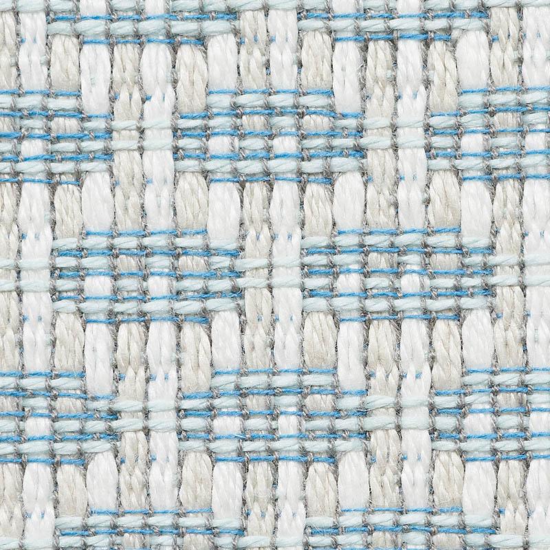 Hickox Woven Pillow in Sky Blue