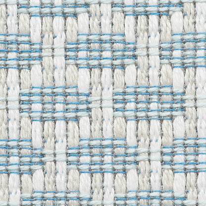 Hickox Woven Pillow in Sky Blue