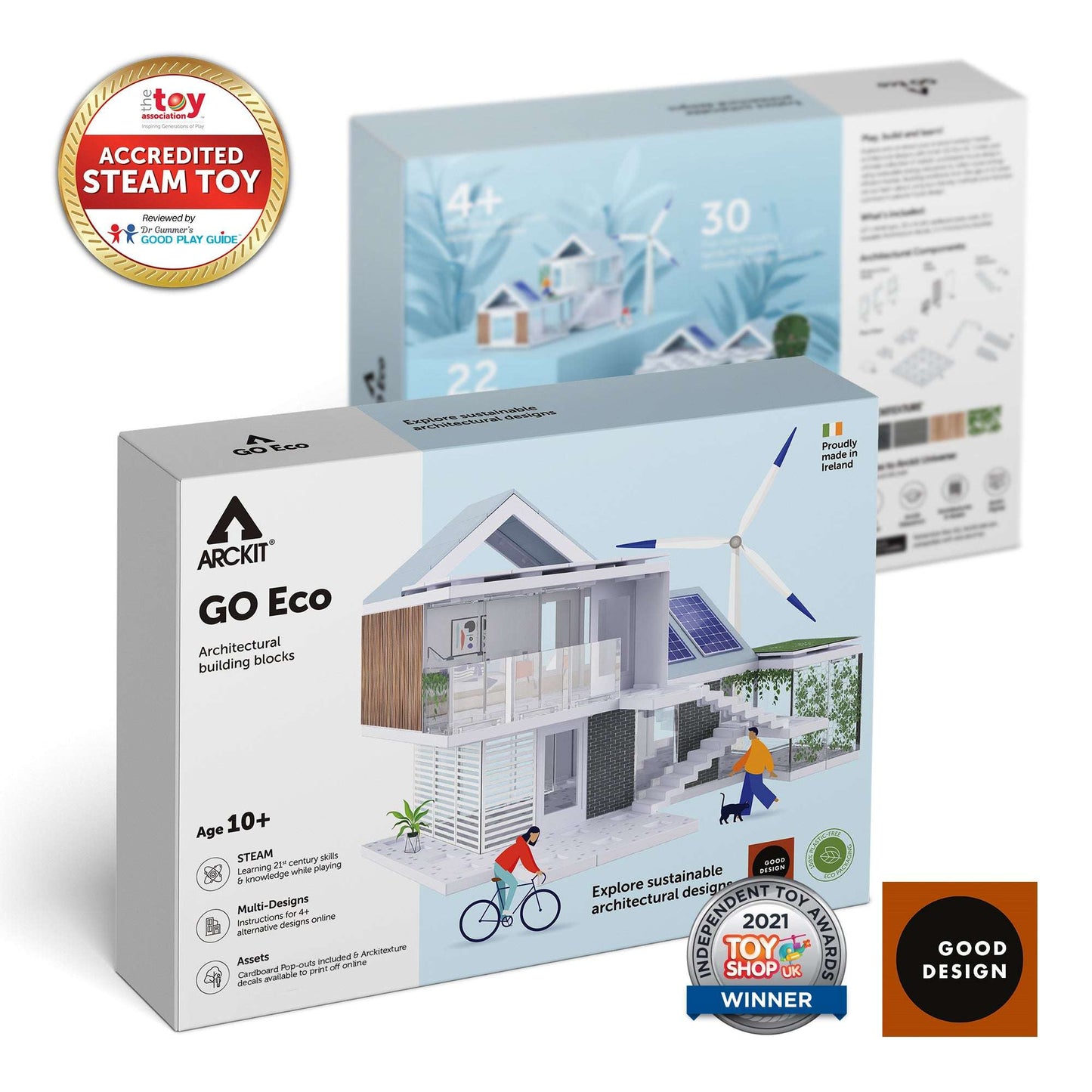 Bundle kit with Arckit GO Eco and Desert Living Architectural Model Kits