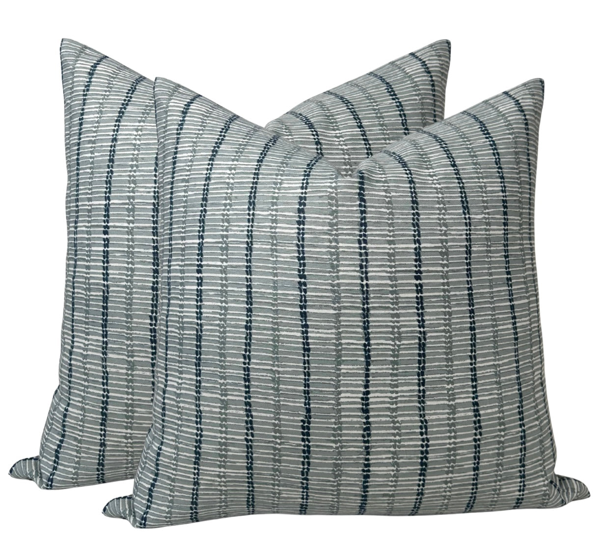 Taza Pillow in Mineral Blue