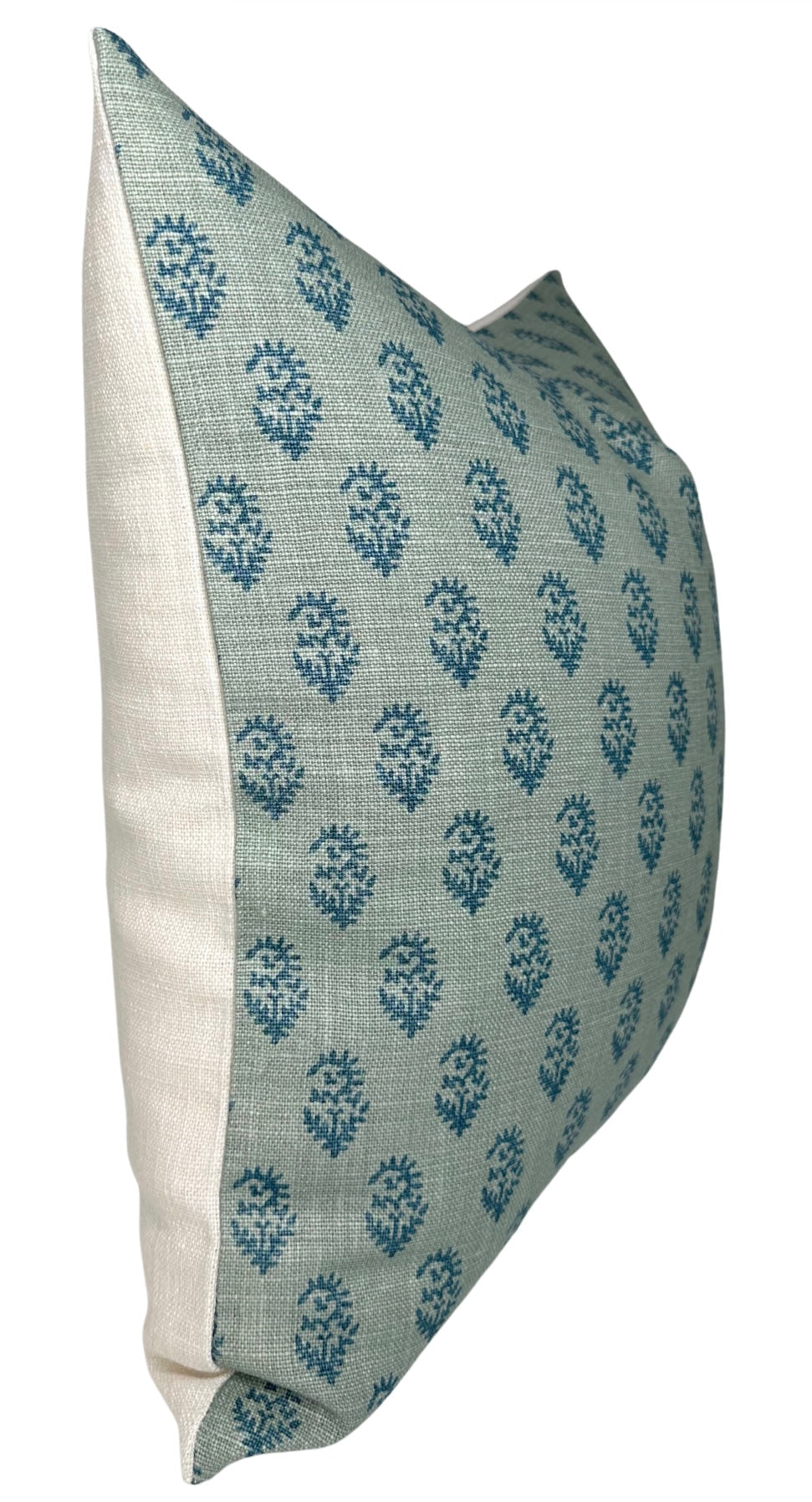 Rajmata Tonal Pillow in Blue/Blue