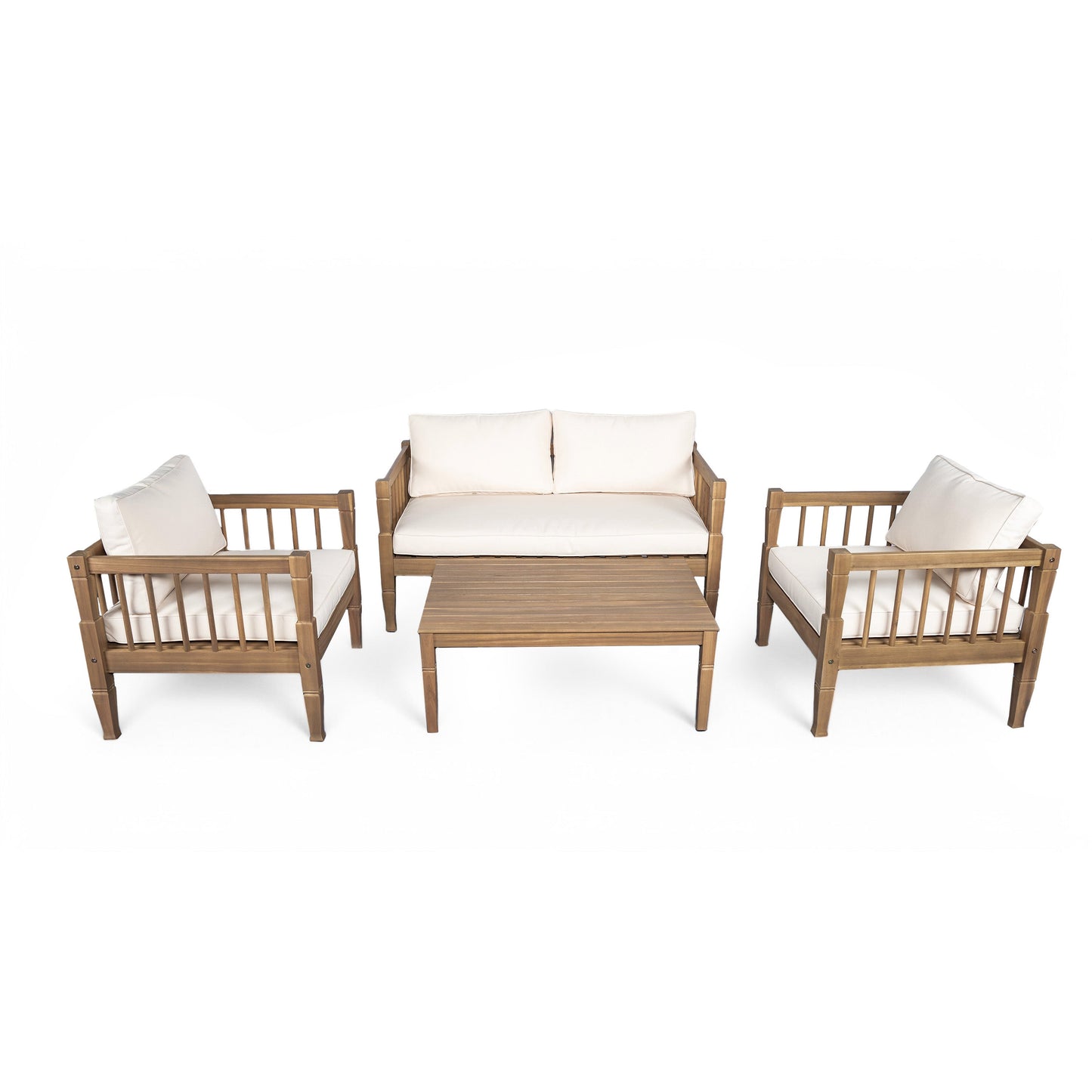 Terrace 4 Piece Acacia Wood Patio Set