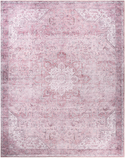 Nourison Pink Machine Washable Rug - Main