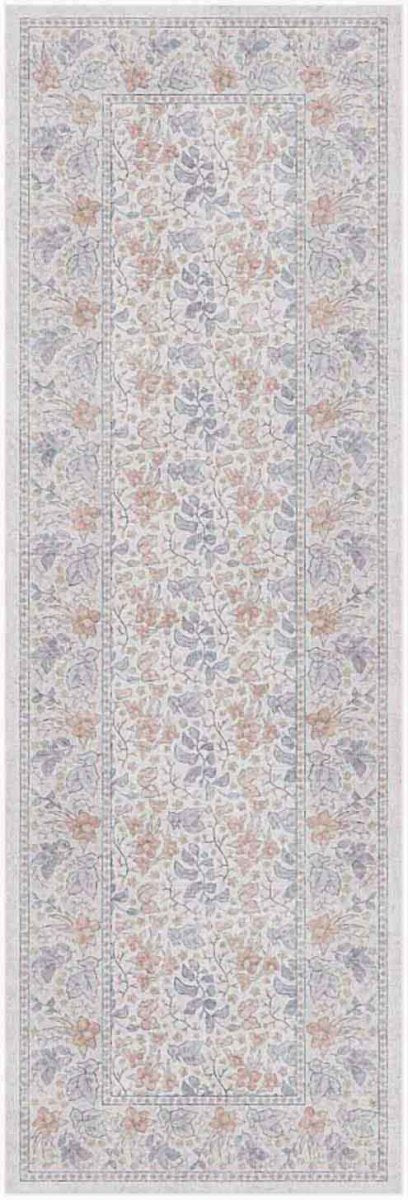 Nourison Botanical Ivory & Multicolor Machine Washable Rug - 2' x 6'
