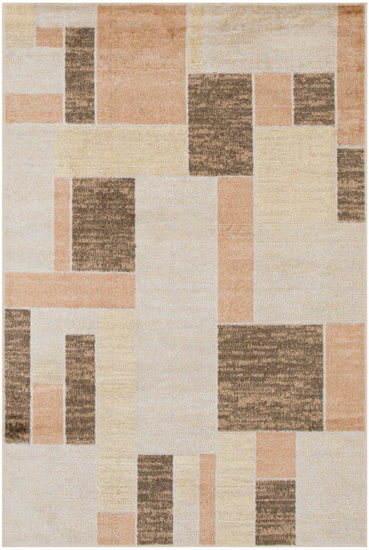 Nourison Astra Beige & Multicolor Pet Friendly Machine Washable Rug - 2'2" x 4'