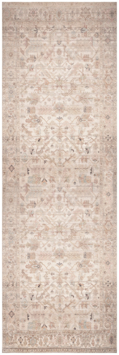 Nourison Vintage Beige Machine Washable Rug - 2' x 6'
