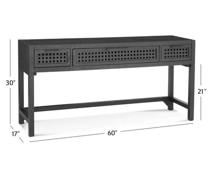 Pentak Console Table - Dimensional
