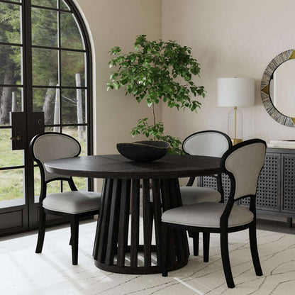 Mateo Dining Table - Wood Top - Room Scene