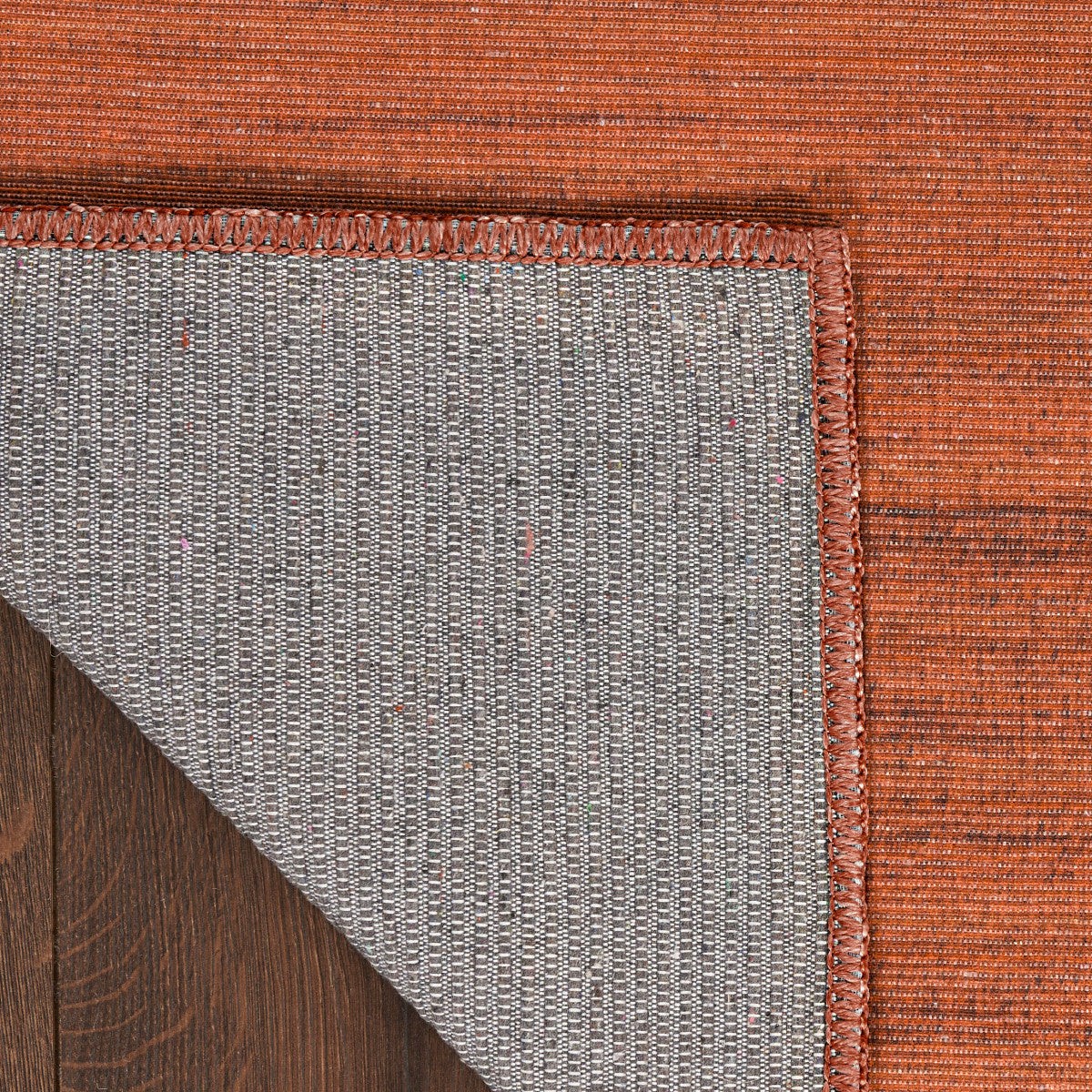 Nourison Essentials Loom Woven Brick Machine Washable Rug - Corner