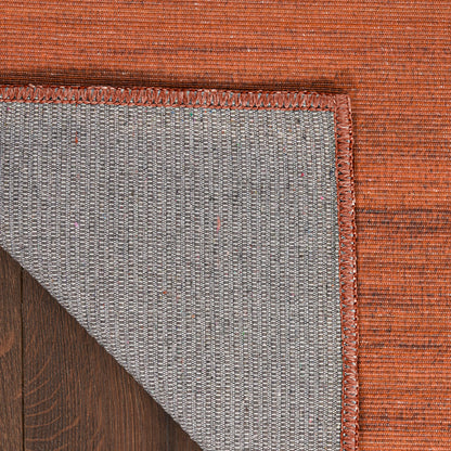 Nourison Essentials Loom Woven Brick Machine Washable Rug - Corner