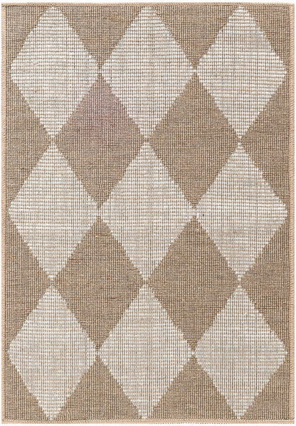 Nourison Modern Jute Natural & Ivory Machine Washable Rug - 2' x 3'