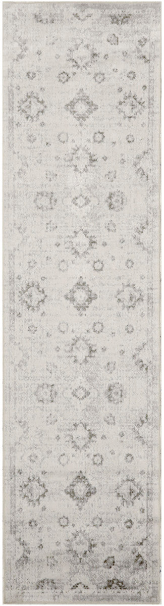 Nourison Astra Ivory Pet Friendly Machine Washable Rug - 2' x 6'