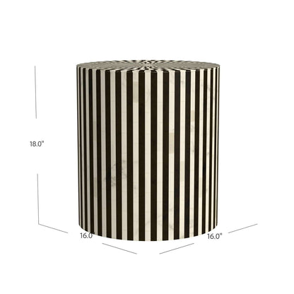 Teague Accent Table - Dimensional