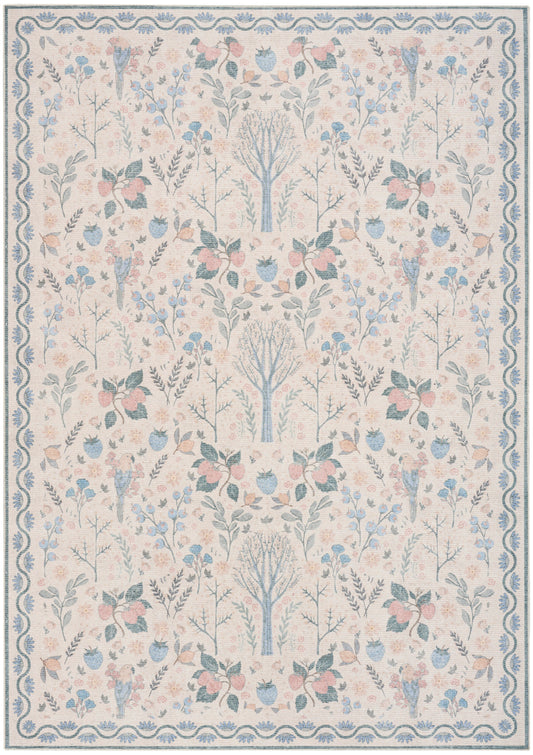 Nourison Botanical Ivory & Multicolor Machine Washable Rug - Main