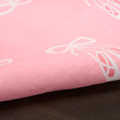 Nourison Imagination Pink Machine Washable Rug - Texture