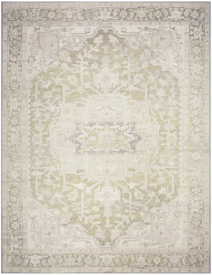 Nourison Vintage Green Machine Washable Rug - 9'10" x 13'2"