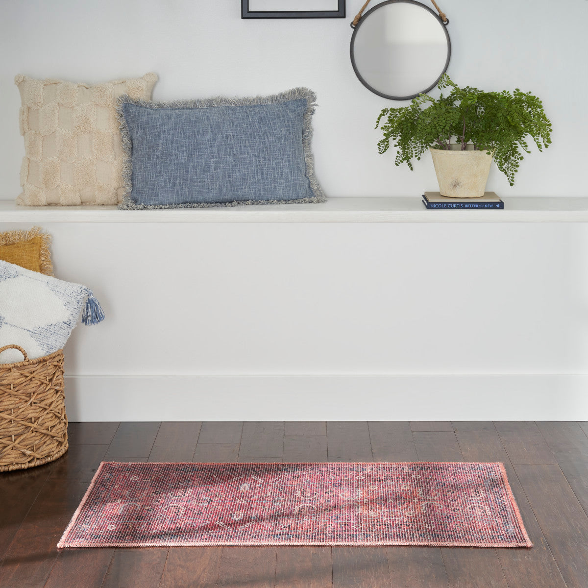 Nourison New Concept Brick Machine Washable Rug - Room Scene