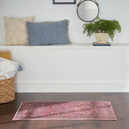 Nourison New Concept Brick Machine Washable Rug - Room Scene