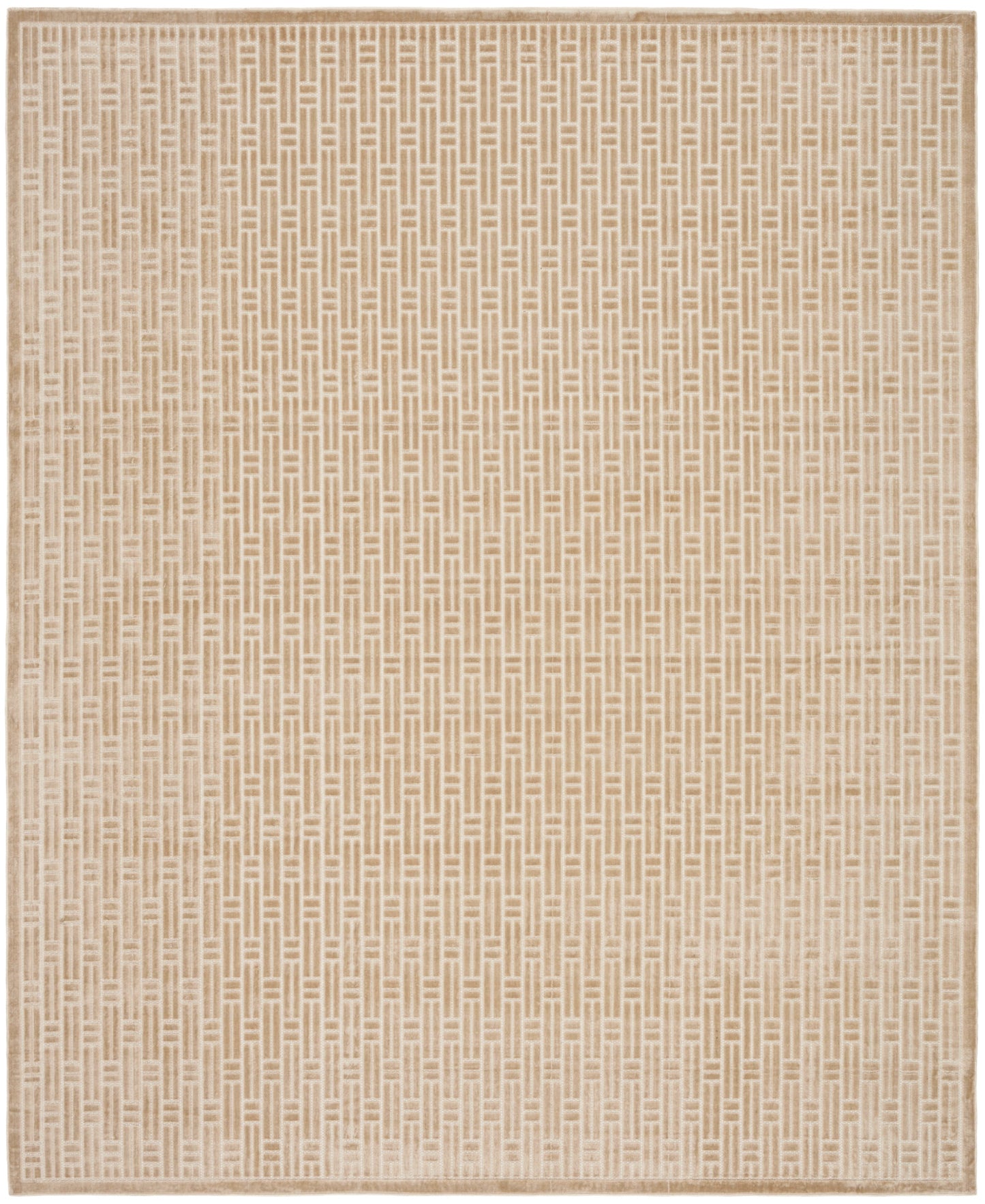 Nourison Charm Beige & Ivory Pet Friendly Machine Washable Rug - Main