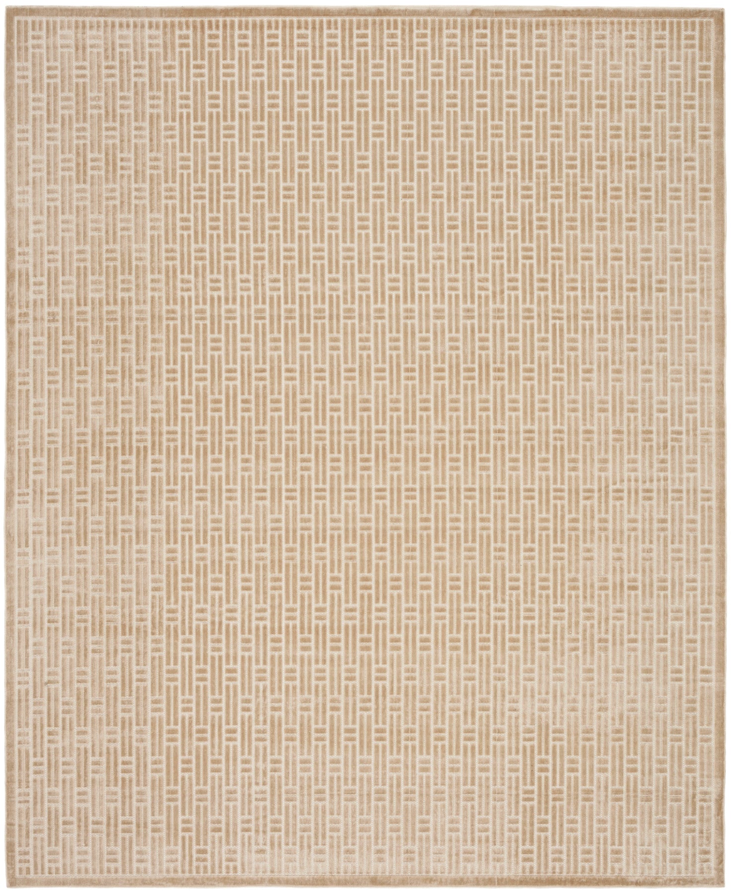 Nourison Charm Beige & Ivory Pet Friendly Machine Washable Rug - Main
