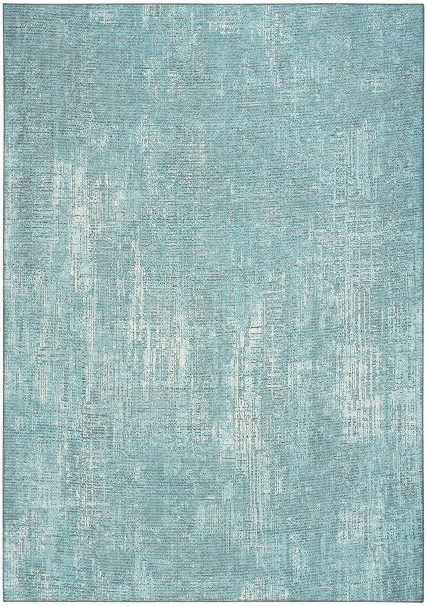 Nourison Botanical Green Machine Washable Rug - 5' x 7'