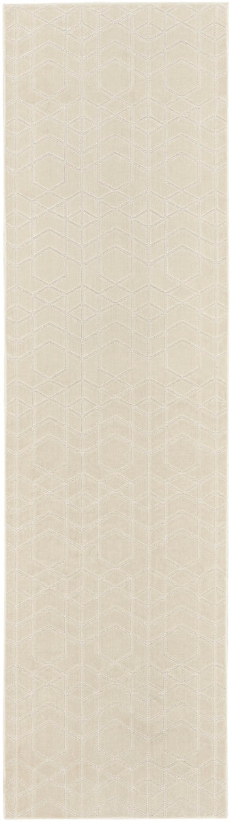 Nourison Charm Ivory Pet Friendly Machine Washable Rug - 2'2" x 8'
