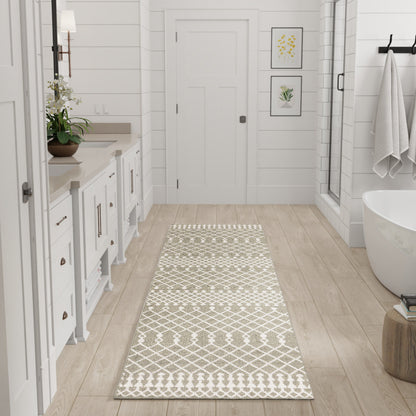 Nourison Astra Sage Pet Friendly Machine Washable Rug - Room Scene