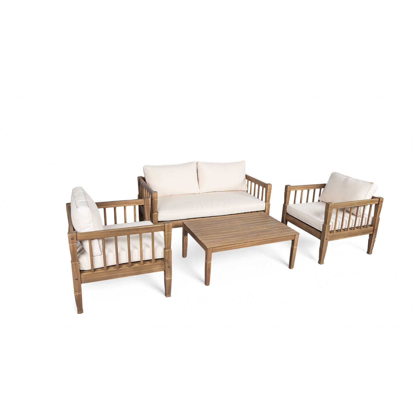 Terrace 4 Piece Acacia Wood Patio Set