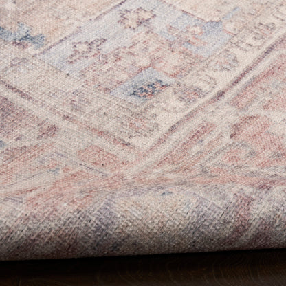 Nourison Vintage Light Blue Machine Washable Rug - Texture