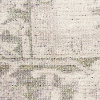Nourison Vintage Green Machine Washable Rug - Swatch