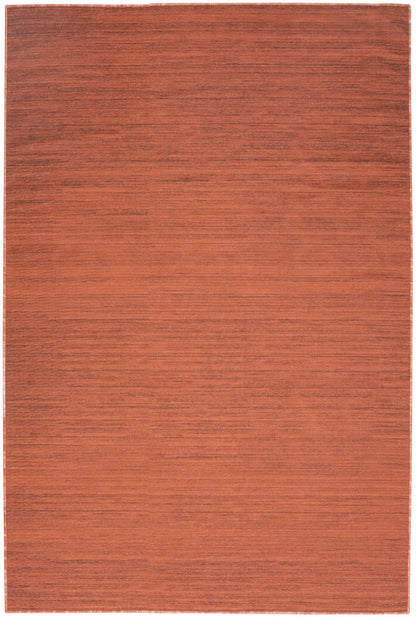 Nourison Essentials Loom Woven Brick Machine Washable Rug - 5'3" x 7'3"