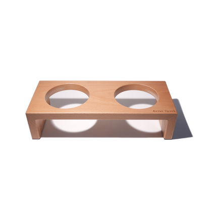 Aevan Epoch Solid Wood Pet Bowl Stands