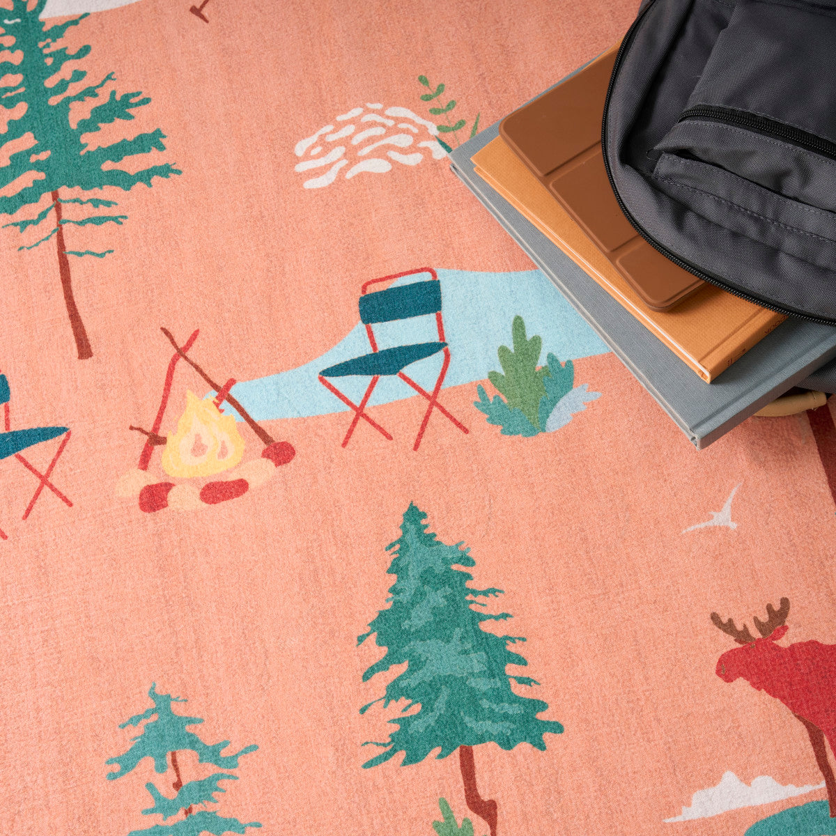 Nourison Imagination Multicolor Machine Washable Rug - Room Scene