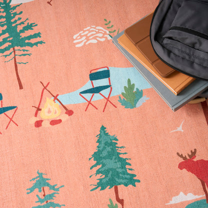 Nourison Imagination Multicolor Machine Washable Rug - Room Scene