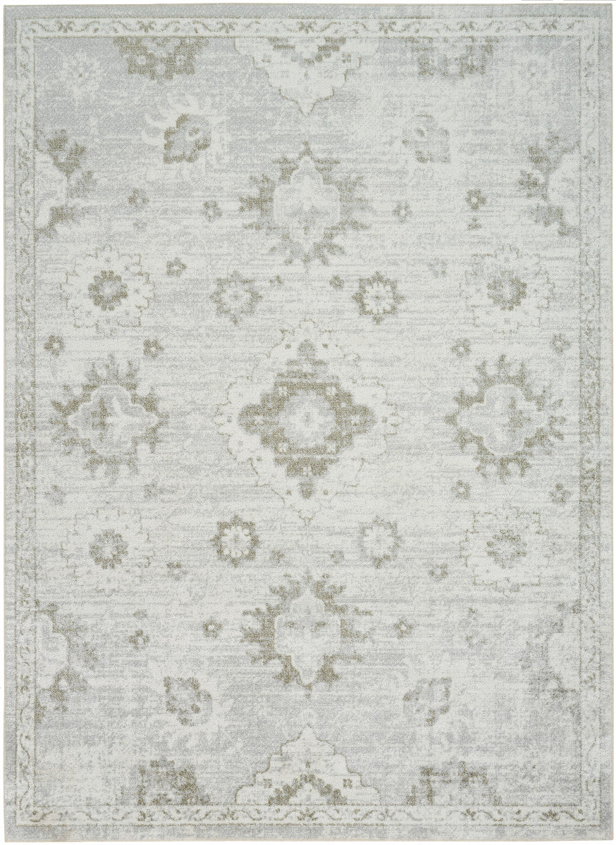 Nourison Astra Ivory Pet Friendly Machine Washable Rug - 5'3" x 7'
