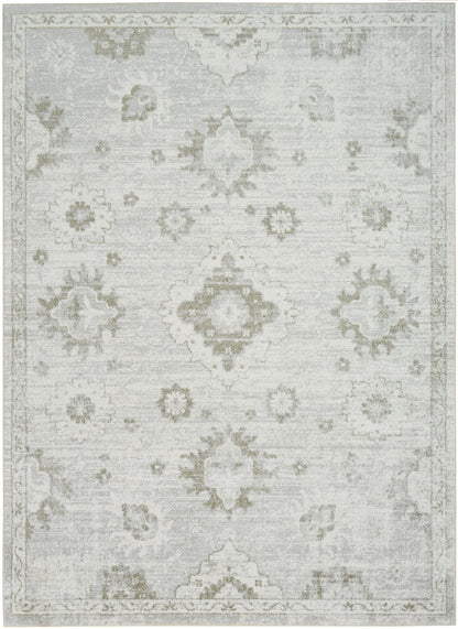 Nourison Astra Ivory Pet Friendly Machine Washable Rug - 5'3" x 7'