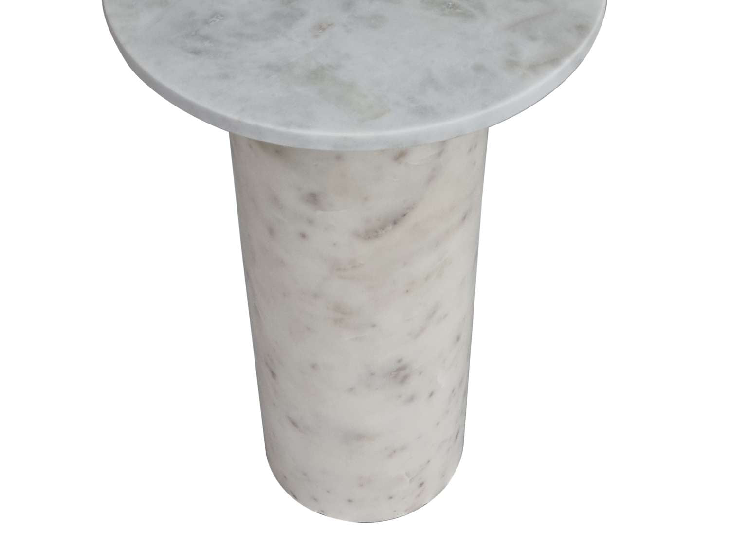 Claude White Accent Table - Detail